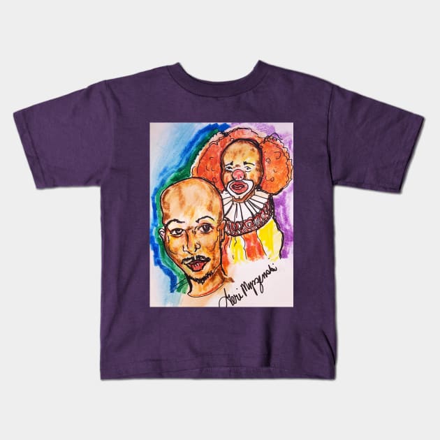 Homey D. Clown  Damon Wayans In Living color Kids T-Shirt by TheArtQueenOfMichigan 